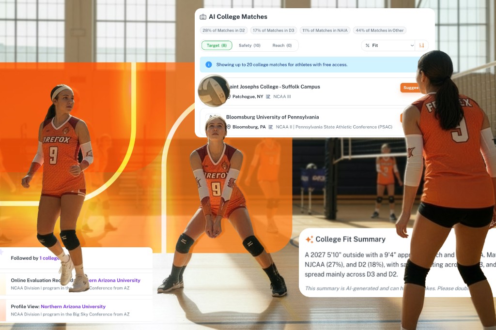 Volleyball hero background